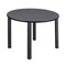 Kee Round Tables > Breakroom Tables > Kee Square & Round Tables, Wood, Metal Top, Grey TB48RNDGYBPBK - alternate 1